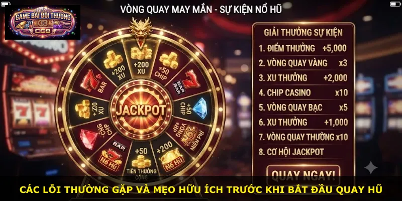 Các lỗi thường gặp và mẹo hữu ích trước khi bắt đầu quay hũ