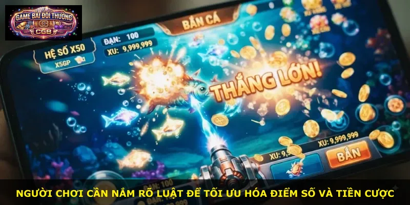 Người chơi cần nắm rõ luật để tối ưu hóa điểm số và tiền cược