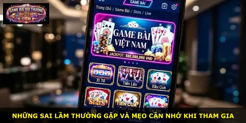 Những sai lầm thường gặp và mẹo cần nhớ khi tham gia
